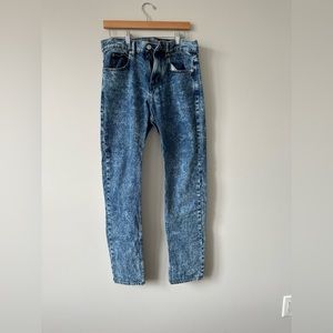 Isabel Marant Straight Jeans with Chambray Effect